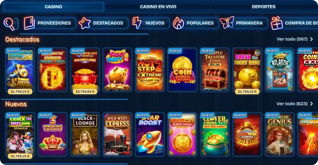 juegos del casino shikaka